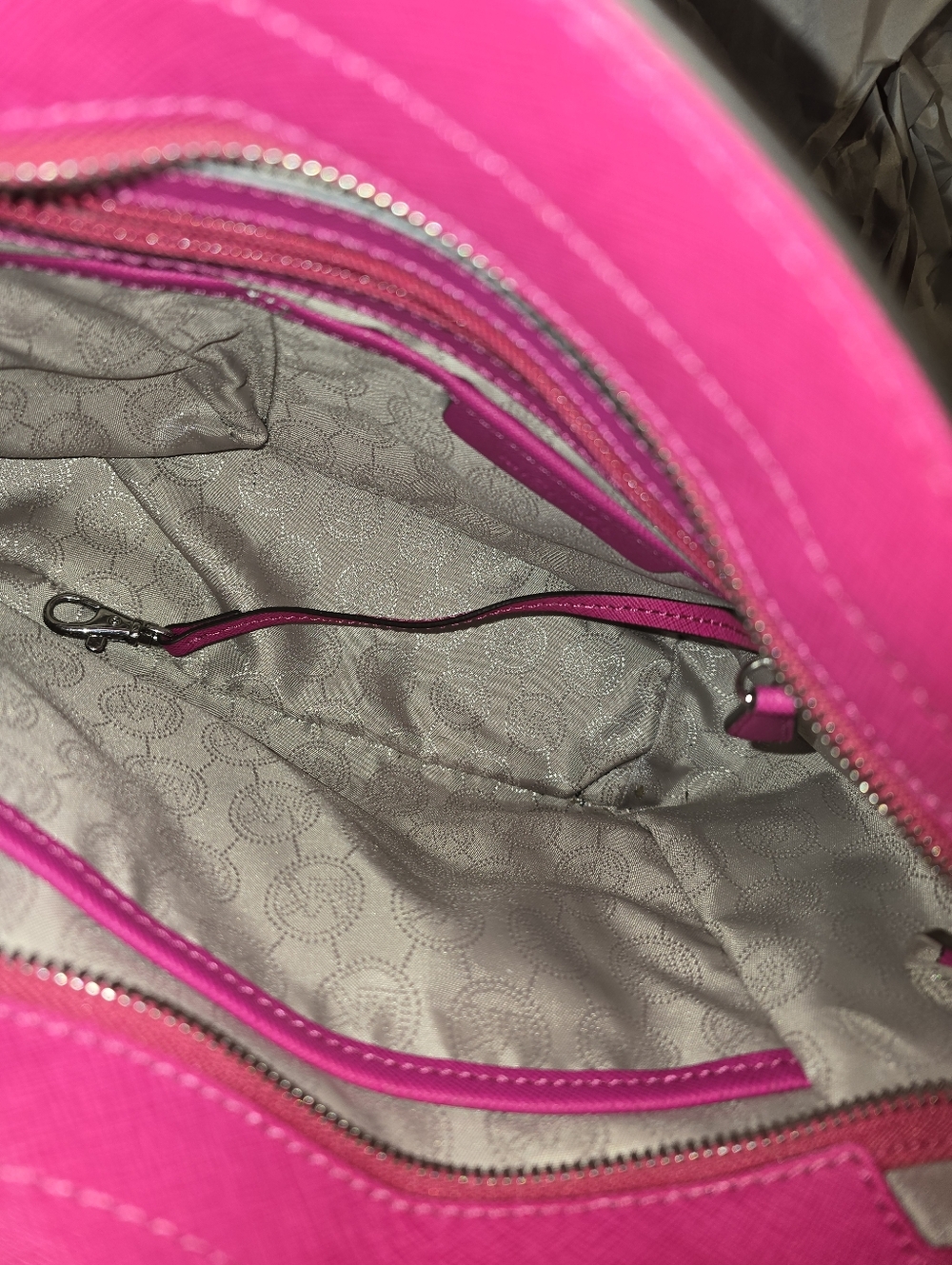 Michael Kors Hot Pink Satchel - Picture 3 of 6